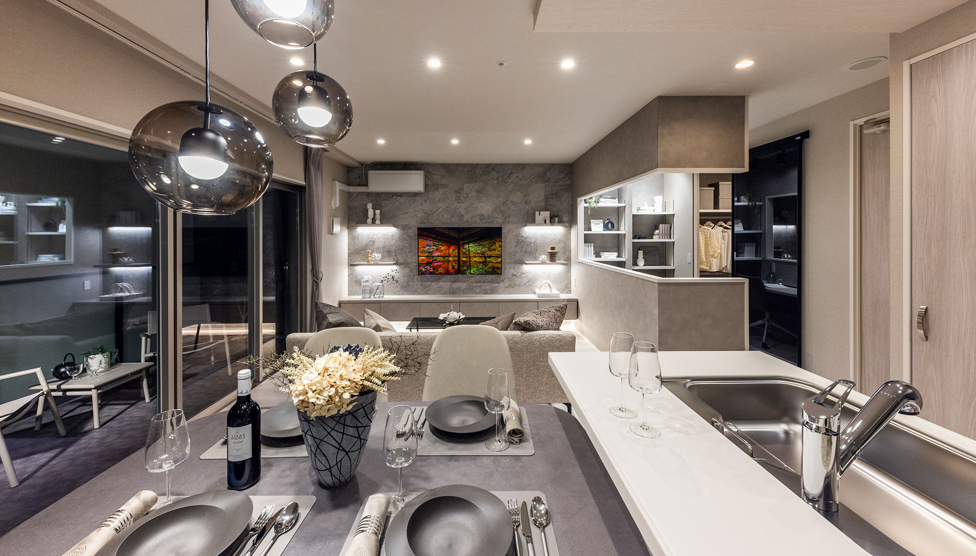 LIVING DINING ROOM